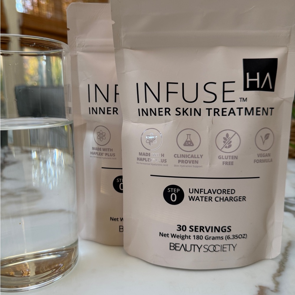 Two (2) Bags Beauty Society Infuse HA Inner Skin Treatment